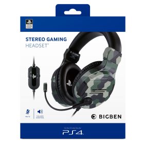 Nacon Stereo Gaming Headset V3 - Zöld terepmintás