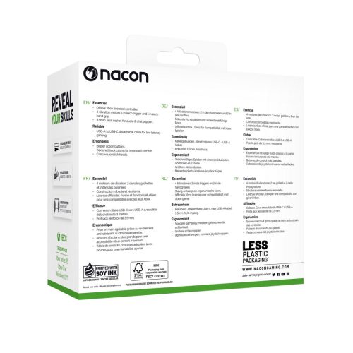  Evol-X vezetékes Xbox kontroller - Fekete