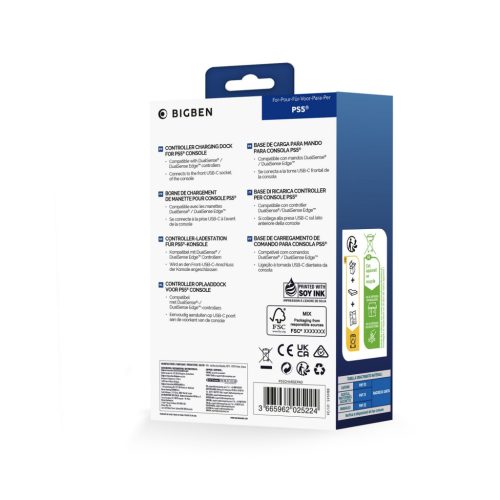 Kontroller töltő állomás PS5 kontrollerhez