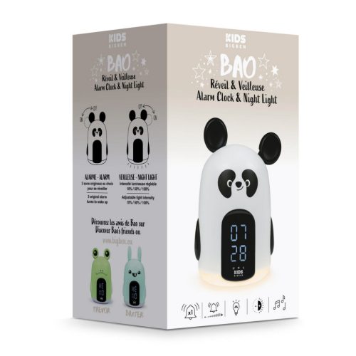BAO Ébresztőóra és Éjjeli fény - Panda