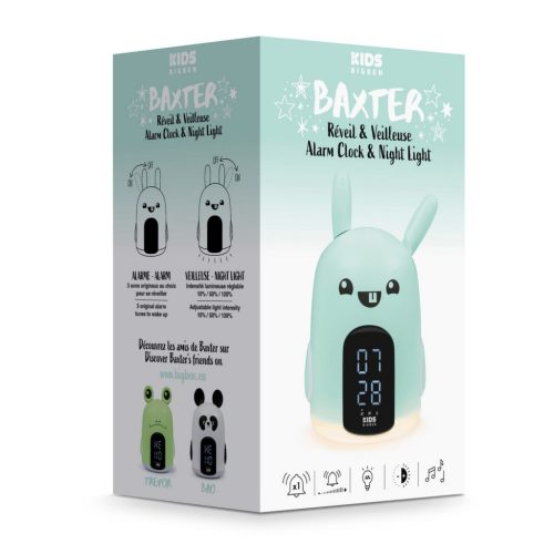 BAXTER Ébresztőóra és Éjjeli fény - Nyuszi