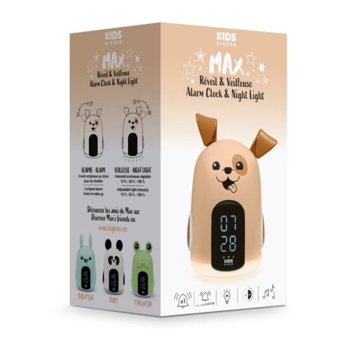 MAX Ébresztőóra és Éjjeli fény - Kutya