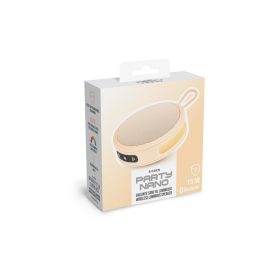 NANO Hordozható világító hangszóró 15W - Narancs