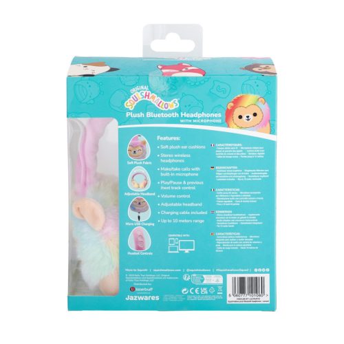Lazer Built Squishmallows Plüss Vezeték nélküli Fejhallgató - Leonard