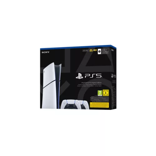 PlayStation 5 digitális kiadás 825 GB  + 2 DualSense vezeték nélküli kontroller