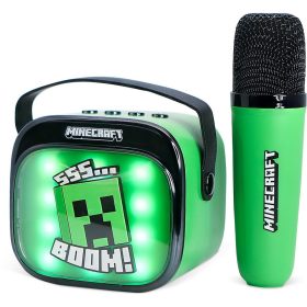 OTL Minecraft PopSing LED karaoke hangszóró mikrofonnal