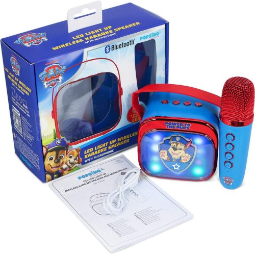 OTL PAW Patrol PopSing LED karaoke hangszóró mikrofonnal