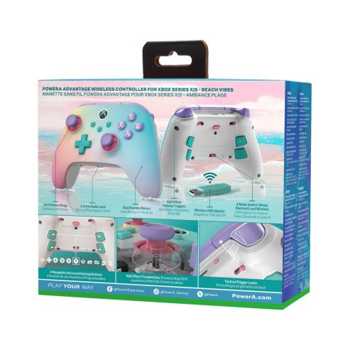 PowerA Advantage vezetékes Xbox kontroller - Beach vibes
