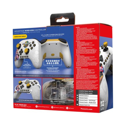 PowerA Advantage vezeték nélküli kontroller Nintendo Switch 2 - Mario Kart World
